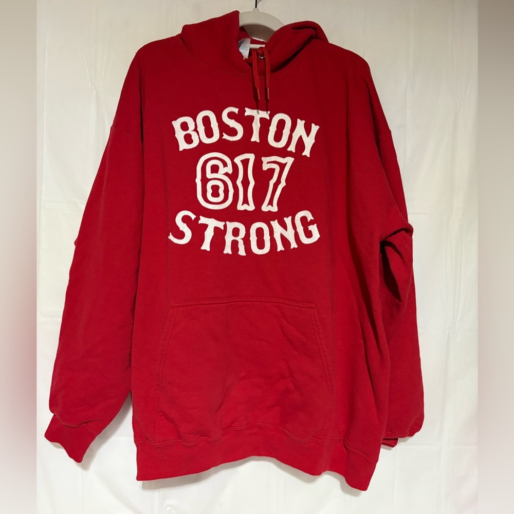 Boston Strong 617 men’s Hoodie sweatshirt size 3XL